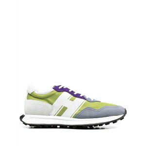 �z�[�K�� �����Y �X�j�[�J�[ �V���[�Y Logo panelled sneakers Green