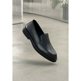 ジン メンズ スリッポン・ローファー シューズ LEATHER - Smart slip-ons - black