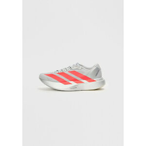 AfB_X Y tBbglX X|[c ADIZERO EVO SL - Road running shoes - silver-coloured/lucid red/iron metallic-coloured