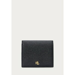 t[ fB[X z ANZT[ CROSSHATCH LEATHER COMPACT WALLET - Wallet - black