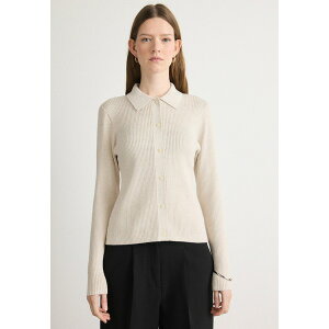 �J���o���N���C�� ���f�B�[�X �j�b�g&�Z�[�^�[ �A�E�^�[ COLLARED - Cardigan - tuscan beige