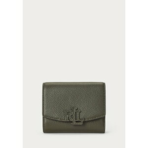 t[ fB[X z ANZT[ PEBBLED SMALL CAMERYN FLAP WALLET - Wallet - dark olive