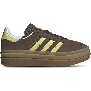 adidas �A�f�B�_�X ���f�B�[�X �X�j�[�J�[ �yadidas Gazelle Bold Earth Strata Powder Yellow (Women's)�z �T�C�Y US_8(25.0cm) Earth Strata/Powder Yellow/Cloud White