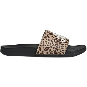 adidas AfB_X fB[X Xj[J[ yadidas Adilette Comfort Slides Core Black Off White Magic Beige (Women's)z TCY US_7(24.0cm) Core Black/Off White/Magic Beige