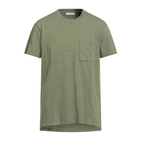 【送料無料】 オールバー ブラウン メンズ Tシャツ トップス T-shirts Green