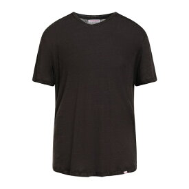 【送料無料】 オールバー ブラウン メンズ Tシャツ トップス T-shirts Brown