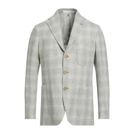 【送料無料】 ルイジ ボレッリ ナポリ メンズ ジャケット＆ブルゾン アウター Blazers Grey