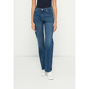 �g�~�[�q���t�B�K�[ ���f�B�[�X �f�j���p���c �{�g���X MID RISE - Straight leg jeans - denim dark