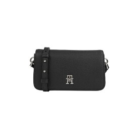 【送料無料】 トミー ヒルフィガー レディース ショルダーバッグ バッグ Emblem Flap Crossover Bag Black