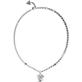 【送料無料】 ゲス レディース ネックレス・チョーカー・ペンダントトップ アクセサリー Ladies Guess Jewellery Falling In Love Necklace Silver