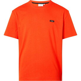 【送料無料】 カルバンクライン メンズ Tシャツ トップス COTTON COMFORT FIT T-SHIRT Spicy Orange