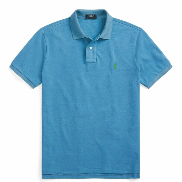 【送料無料】 ラルフローレン メンズ ポロシャツ トップス Classic Fit Polo Shirt Retreat Blue：asty