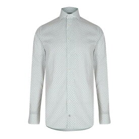 【送料無料】 トミー ヒルフィガー メンズ シャツ トップス FLEX COLLAR PRINT SF SHIRT NEW White