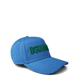 【送料無料】 ディースクエアード メンズ 帽子 アクセサリー Stretch Logo Baseball Cap CELESTE M2794