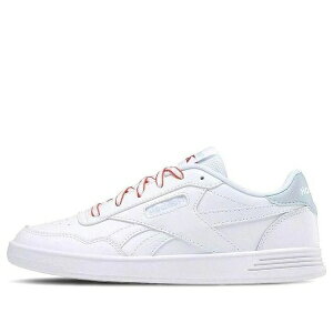 Reebok ���[�{�b�N ���f�B�[�X �X�j�[�J�[ Footwear White/Footwear White/Feel Good Blue �y(WMNS) Reebok Court Advance 'White Feel Good Blue' 100033765�z �T�C�Y US_W_10
