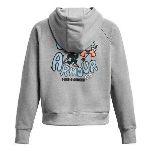 Under Armour A_[A[}[ fB[X Xj[J[ y(WMNS) Under Armour Heavyweight Terry Rose Hoodie 'Grey' 1379834-011z TCY US_W_S