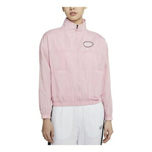 Nike iCL fB[X Xj[J[ y(WMNS) Nike Embroidered Logo Breathable Sports Stand Collar Jacket Pink CZ8319-632z TCY US_W_XS