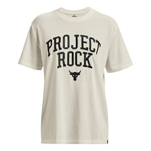 Under Armour アンダーアーマー レディース スニーカー 【(WMNS) Under Armour Project Rock Heavyweight T-shirt 'White' 1377449-130】 サイズ US_W_XL