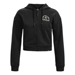 Under Armour A_[A[}[ fB[X Xj[J[ y(WMNS) Under Armour Project Rock Heavyweight Terry Family Full-Zip Jacket 'Black' 1379002-001z TCY US_W_XS