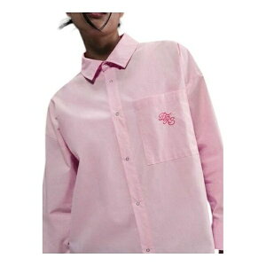 Nike iCL fB[X Xj[J[ y(WMNS) Nike Sportswear Chill Poplin Woven Loose Long-Sleeve Button-Down Top 'Pink Foam' IH3990-663z TCY US_W_L