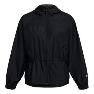 Under Armour A_[A[}[ fB[X Xj[J[ y(WMNS) Under Armour Rush Woven Jacket 'Black' 1382726-001z TCY US_W_M