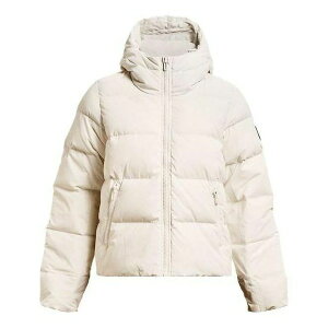 Under Armour アンダーアーマー レディース スニーカー 【(WMNS) Under Armour ColdGear Infrared Down Hooded Jacket 'Beige' 1378861-112】 サイズ US_W_L
