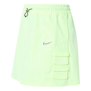 Nike iCL fB[X Xj[J[ y(WMNS) Nike Sportswear Swoosh Logo Woven Casual Sports Yellow Green CZ8908-701z TCY US_W_L