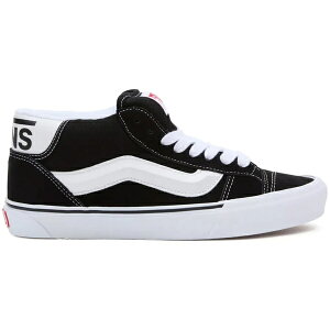 Vans �o���Y �����Y �X�j�[�J�[ �yVans Knu Mid Black True White�z �T�C�Y US_5.5(23.5cm) Black/True White