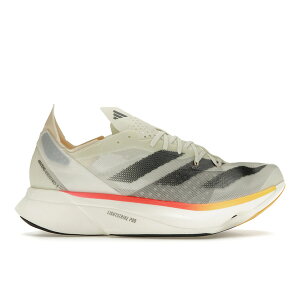 adidas �A�f�B�_�X �����Y �X�j�[�J�[ �yadidas Adizero Adios Pro 3 Ivory Core Black Crystal Sand�z �T�C�Y US_8(26.0cm) Ivory/Core Black/Crystal Sand