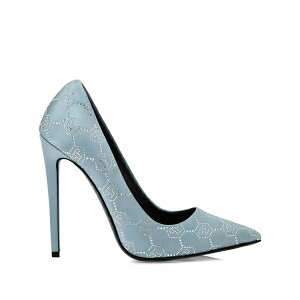 �t�B���b�v�v���C�� ���f�B�[�X �p���v�X �V���[�Y 120mm decollete monogram pumps Blue