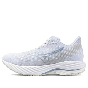 Mizuno �~�Y�m ���f�B�[�X �X�j�[�J�[ �y(WMNS) Mizuno Wave Rider 28 'White Silver' J1GD240623�z �T�C�Y US_8(25.0cm)