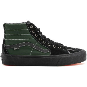 Vans �o���Y �����Y �X�j�[�J�[ �yVans Sk8-Hi Gore-Tex Outdoor Black Green�z �T�C�Y US_8(26.0cm) Black/Green