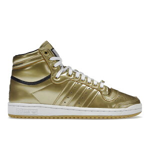 adidas �A�f�B�_�X �����Y �X�j�[�J�[ �yadidas Top Ten Hi Star Wars C-3PO�z �T�C�Y US_8(26.0cm) Gold Metallic/Core Black/Gum