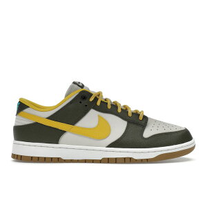 Nike �i�C�L �����Y �X�j�[�J�[ �yNike Dunk Low Retro Premium Cargo Khaki Vivid Sulfur�z �T�C�Y US_9.5(27.5cm) Cargo Khaki/Summit White/Clear Jade/Vivid Sulfur