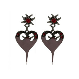 �I�b�g�����K�[ ���f�B�[�X �s�A�X���C�������O �A�N�Z�T���[ Dipped heart earrings Silver