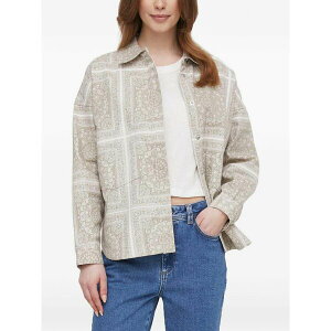 ���X ���b�V�� ���f�B�[�X �V���c �g�b�v�X Patterned shirt Green