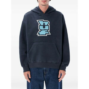 �n�t �����Y �p�[�J�[�E�X�E�F�b�g�V���c �A�E�^�[ Megablast logo hoodie Blue