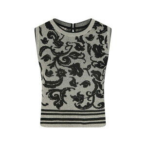 �����[�W���[ ���f�B�[�X �J�b�g�\�[ �g�b�v�X Crew-neck ribbed-knit vest Neutrals