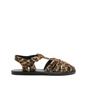 �A���V�G���g�O���[�N�T���_�� ���f�B�[�X �T���_�� �V���[�Y Karina pony cage sandals Brown