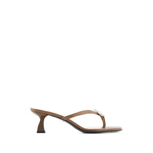 �m�_���g ���f�B�[�X �T���_�� �V���[�Y Dona ariel star-detail sandals Brown