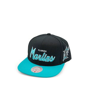 �~�b�`�F��&�l�X �����Y �X�q �A�N�Z�T���[ Mlb miami marlins cooperstown evergreen script snapback cap Black