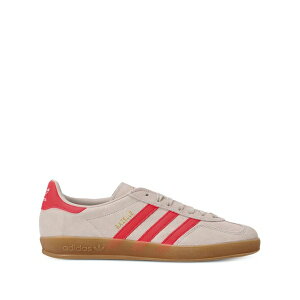�A�f�B�_�X �����Y �X�j�[�J�[ �V���[�Y Three-stripe leather low-top sneakers Neutrals