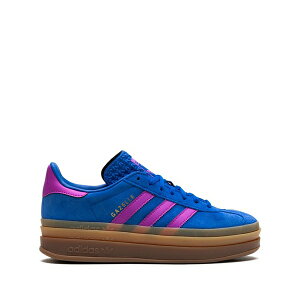 �A�f�B�_�X ���f�B�[�X �X�j�[�J�[ �V���[�Y Gazelle bold bold blue/lucid pink sneakers Blue