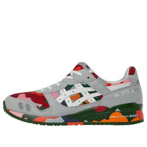 ASICS �A�V�b�N�X �����Y �X�j�[�J�[ �yASICS x COMME des GARCONS Shirt Gel-Lyte 3 'Grey Red Multicolor' W28601�z �T�C�Y US_9(27.0cm)