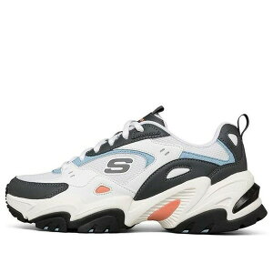 Skechers �X�P�b�`���[�Y ���f�B�[�X �X�j�[�J�[ �y(WMNS) Skechers Stamina V2 Low Running Shoes White/Black 149510-WCC�z �T�C�Y US_5.5(22.5cm)
