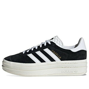 adidas �A�f�B�_�X ���f�B�[�X �X�j�[�J�[ �y(WMNS) adidas Gazelle Bold 'Black White' HQ6912�z �T�C�Y US_9(26.0cm)