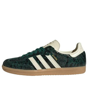 adidas �A�f�B�_�X ���f�B�[�X �X�j�[�J�[ �y(WMNS) adidas Samba OG Faux Snakeskin 'Collegiate Green' JR8848�z �T�C�Y US_W_12