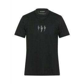 NEIL BARRETT ニールバレット Tシャツ トップス メンズ T-shirts Black