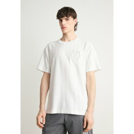 ボス メンズ Tシャツ トップス TESSIN - Print T-shirt - white