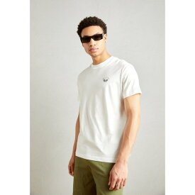 マルコポーロ デニム メンズ Tシャツ トップス SHORT SLEEVE FRONT PRINT RELAXED FIT - Basic T-shirt - egg white